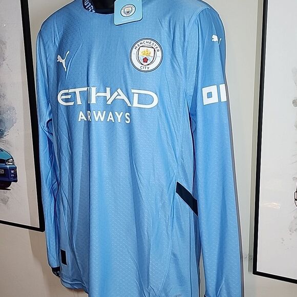 Manchester City FC #10 KUN AGUERO Game Day Player Jersey - Picture 3 of 8